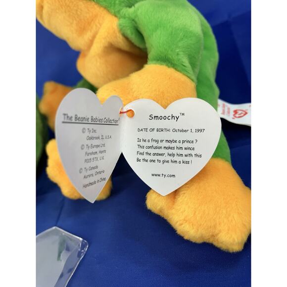 Ty Beanie Babies Frog Bundle (2pcs) Legs And Smoochy - Picture 10 of 13